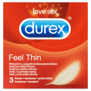 Durex Feel Thin Condoms 3 pack