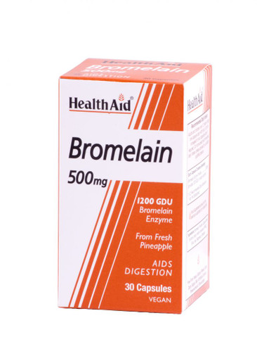 HealthAid Bromelain 500mg 30 Capsules