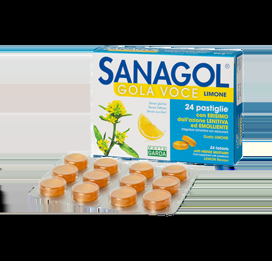 SANAGOL GOLA VOCE LOZENGES LEMON*