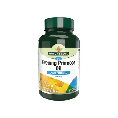 Natures Aid Evening Primrose Oil Cold Pressed 1000mg 90 Softgels