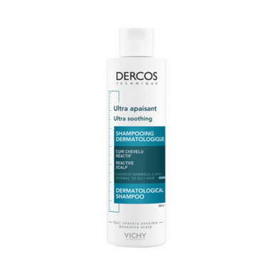 Dercos Ultra Soothing Shampoo (Sulfate-Free) for Oily Hair 200ml