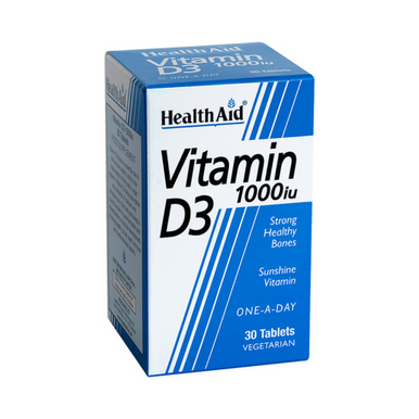 HealthAid Vitamin D3 1000iu 30 Tablets