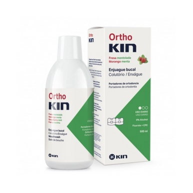 Ortho KIN Strawberry Mint Mouthwash 500ml
