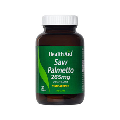 HealthAid Saw Palmetto 265mg 30 Tablets