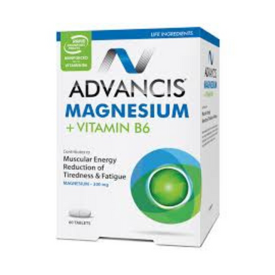 ADVANCIS MAGNESIUM + VITAMIN B6 x60