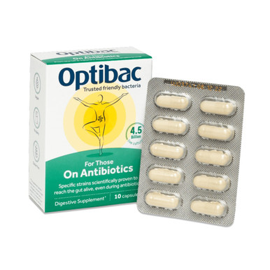 Optibac For those on Antibiotics 10 Capsules