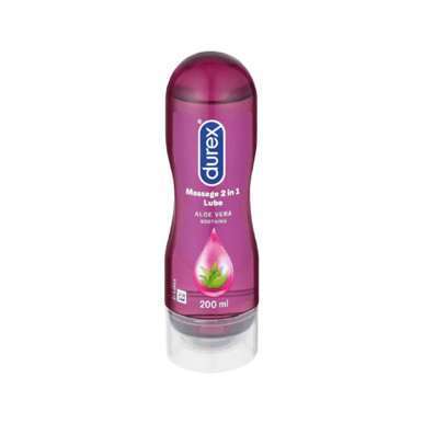 Durex 2 in 1 Massage Lube Aloe Vera 200ml