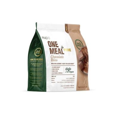 Nupo One Meal +Prime Vegan – Chocolate Bliss, 6/9 meals.